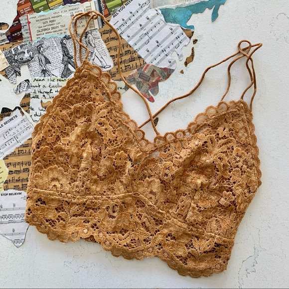 Free People Other - Free People | Burnt Caramel Celine Velvet Bralette